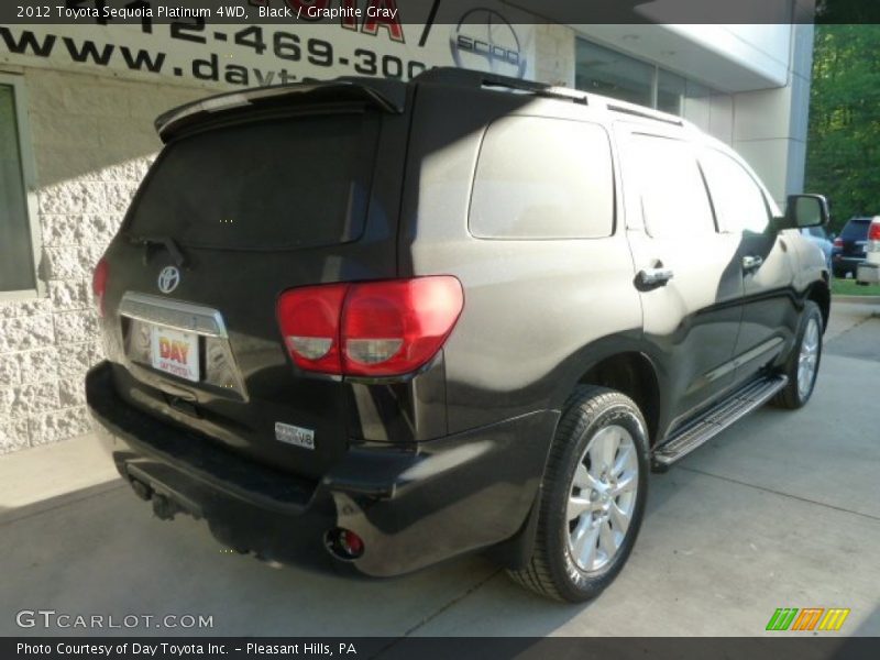 Black / Graphite Gray 2012 Toyota Sequoia Platinum 4WD
