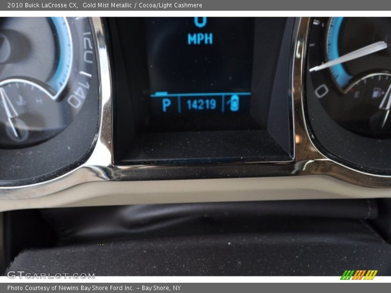 Gold Mist Metallic / Cocoa/Light Cashmere 2010 Buick LaCrosse CX