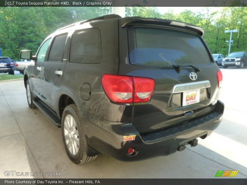 Black / Graphite Gray 2012 Toyota Sequoia Platinum 4WD