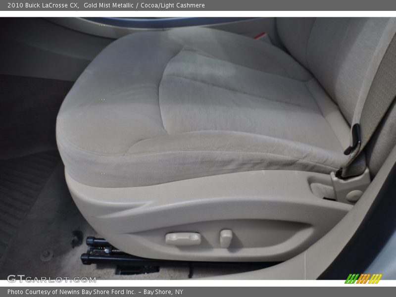 Gold Mist Metallic / Cocoa/Light Cashmere 2010 Buick LaCrosse CX