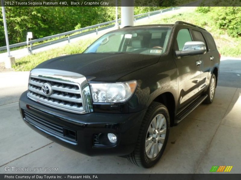 Black / Graphite Gray 2012 Toyota Sequoia Platinum 4WD