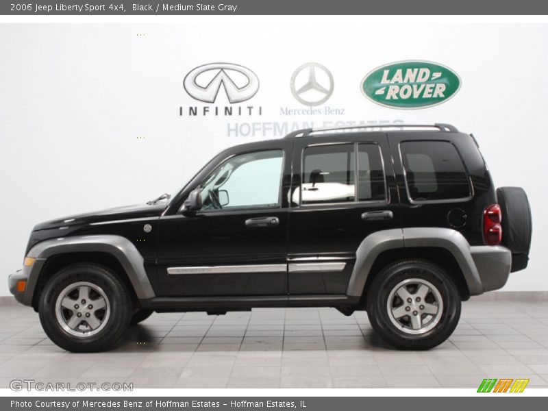 Black / Medium Slate Gray 2006 Jeep Liberty Sport 4x4