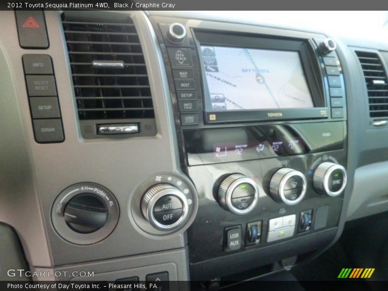 Black / Graphite Gray 2012 Toyota Sequoia Platinum 4WD