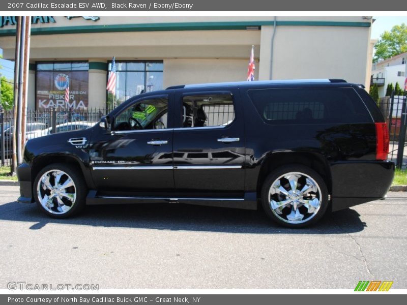 Black Raven / Ebony/Ebony 2007 Cadillac Escalade ESV AWD