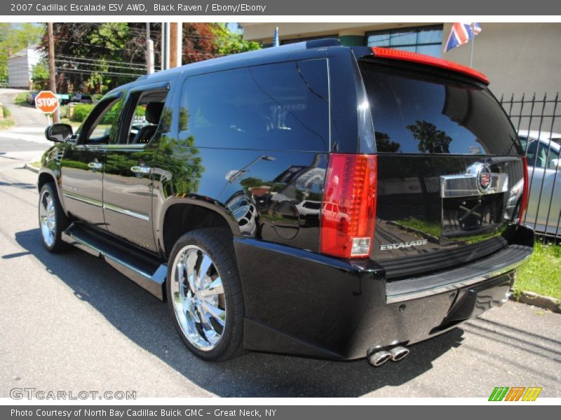 Black Raven / Ebony/Ebony 2007 Cadillac Escalade ESV AWD