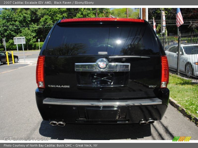 Black Raven / Ebony/Ebony 2007 Cadillac Escalade ESV AWD