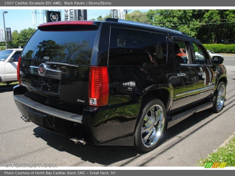 Black Raven / Ebony/Ebony 2007 Cadillac Escalade ESV AWD