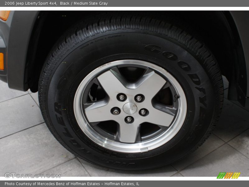 Black / Medium Slate Gray 2006 Jeep Liberty Sport 4x4