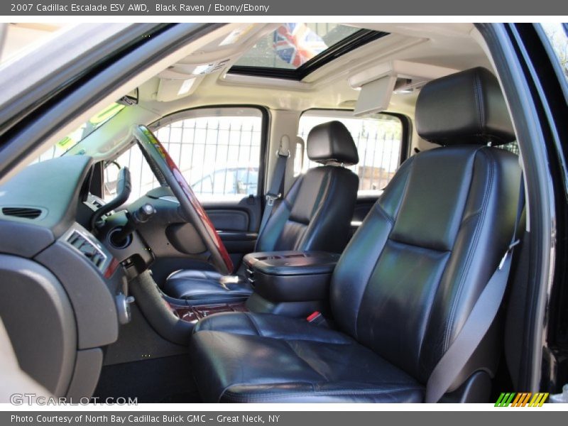 Black Raven / Ebony/Ebony 2007 Cadillac Escalade ESV AWD