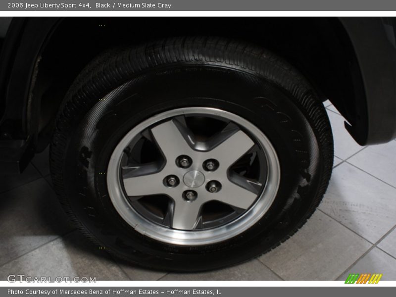 Black / Medium Slate Gray 2006 Jeep Liberty Sport 4x4