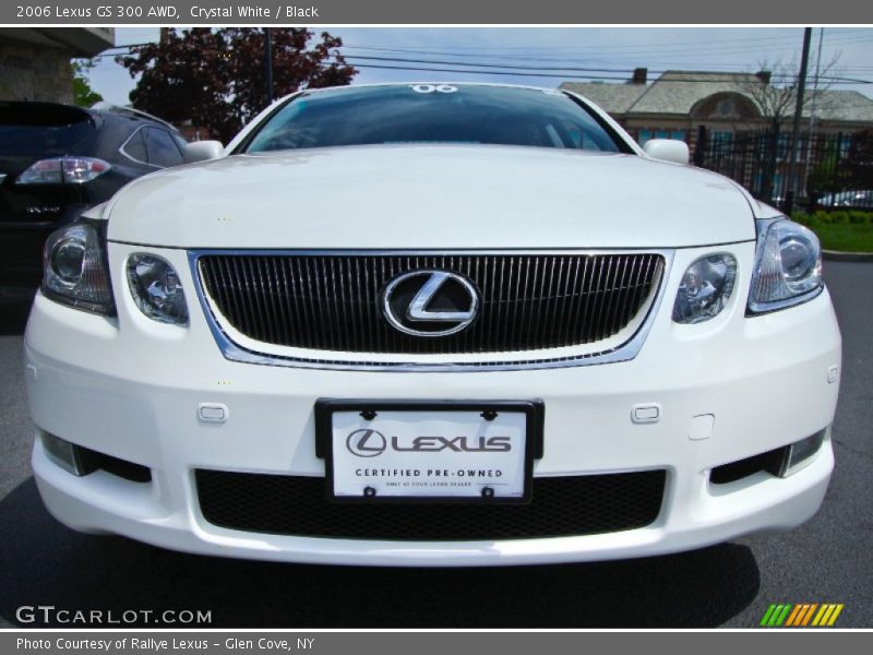 Crystal White / Black 2006 Lexus GS 300 AWD