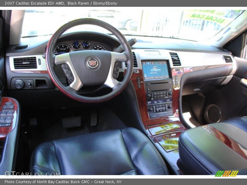 Black Raven / Ebony/Ebony 2007 Cadillac Escalade ESV AWD