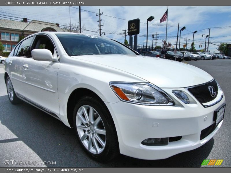 Crystal White / Black 2006 Lexus GS 300 AWD