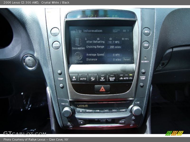 Crystal White / Black 2006 Lexus GS 300 AWD