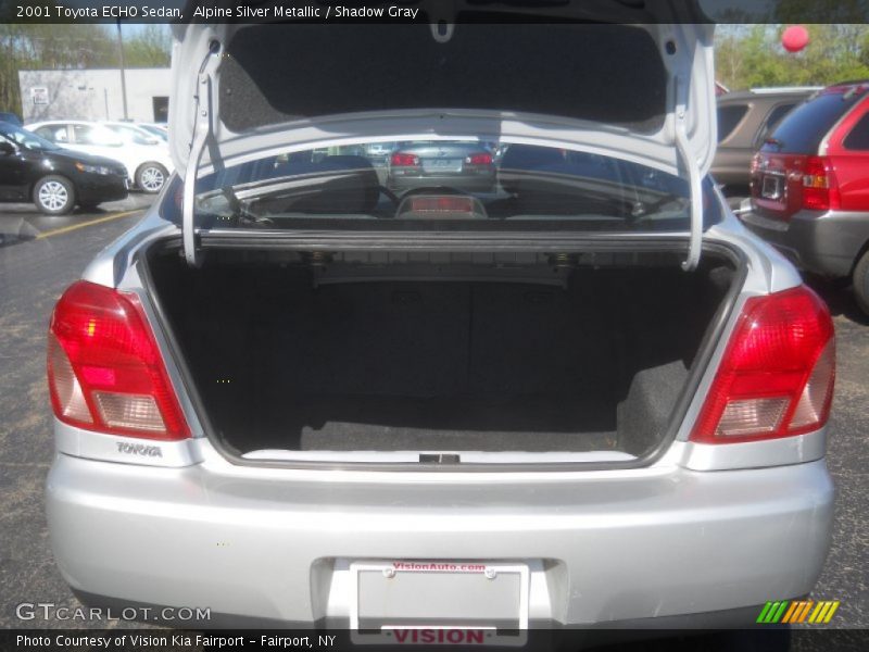 Alpine Silver Metallic / Shadow Gray 2001 Toyota ECHO Sedan