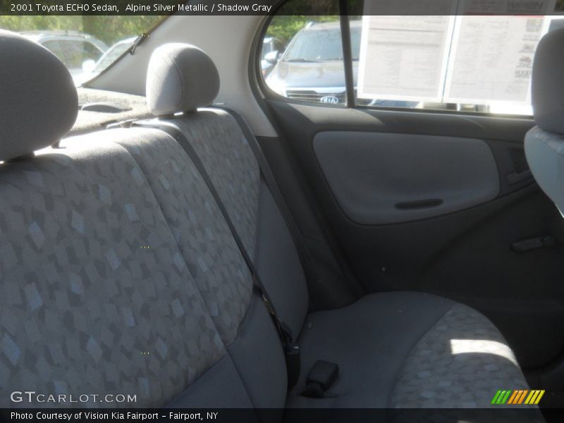 Alpine Silver Metallic / Shadow Gray 2001 Toyota ECHO Sedan