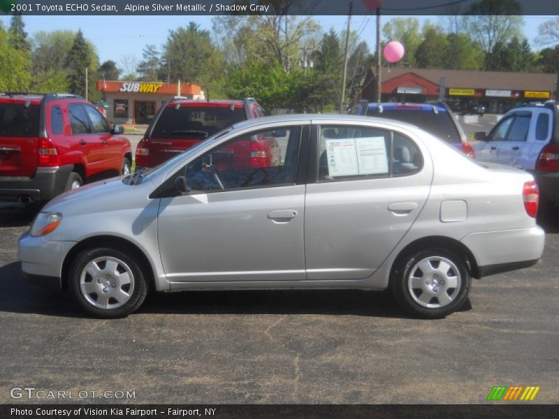  2001 ECHO Sedan Alpine Silver Metallic