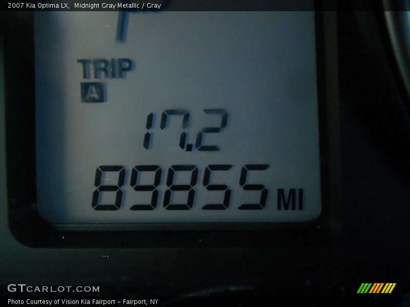 Midnight Gray Metallic / Gray 2007 Kia Optima LX