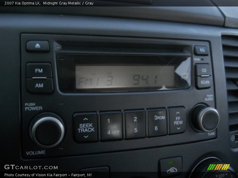 Midnight Gray Metallic / Gray 2007 Kia Optima LX