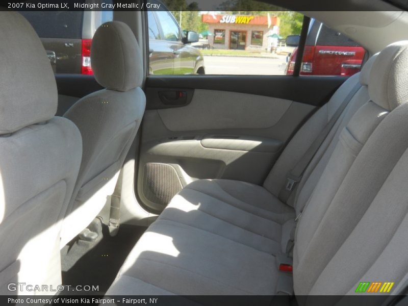 Midnight Gray Metallic / Gray 2007 Kia Optima LX
