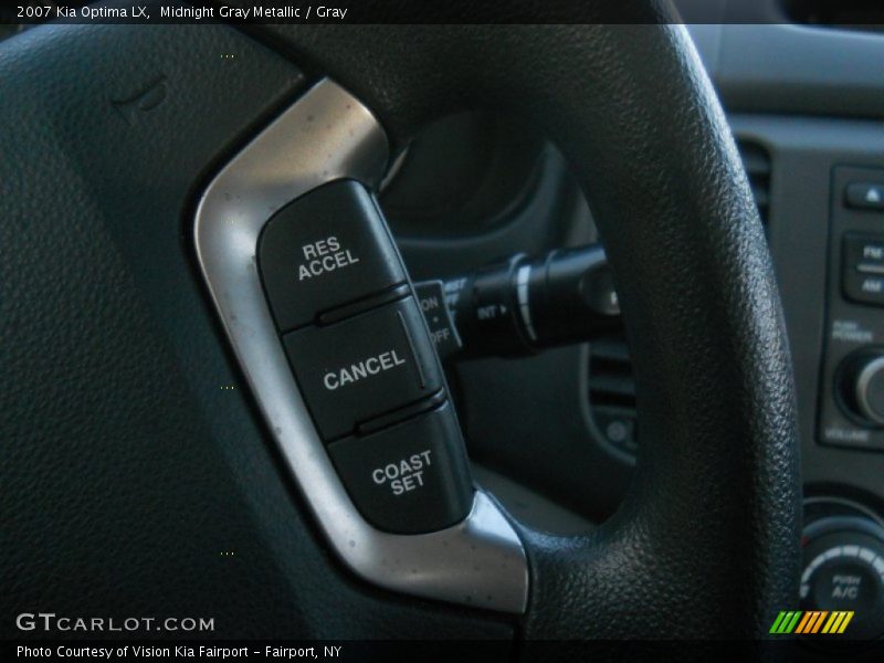 Midnight Gray Metallic / Gray 2007 Kia Optima LX