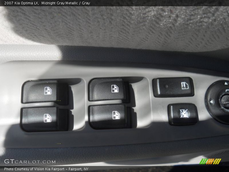 Midnight Gray Metallic / Gray 2007 Kia Optima LX