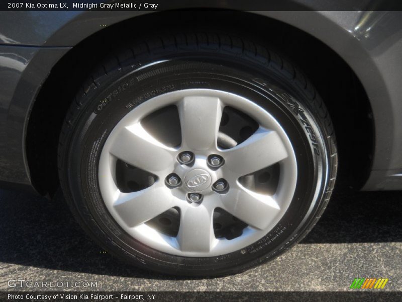 Midnight Gray Metallic / Gray 2007 Kia Optima LX
