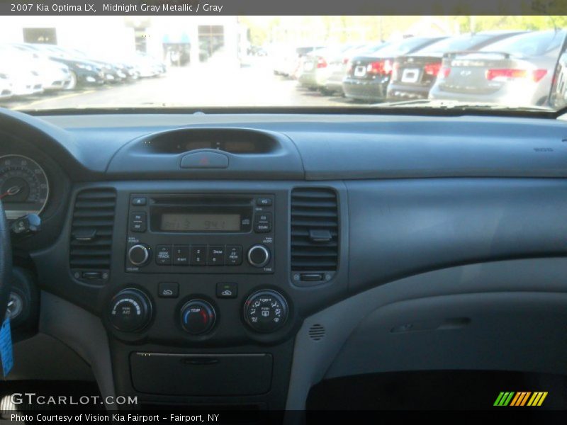 Midnight Gray Metallic / Gray 2007 Kia Optima LX