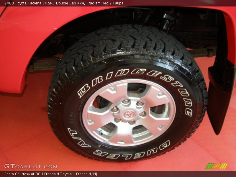 Radiant Red / Taupe 2008 Toyota Tacoma V6 SR5 Double Cab 4x4