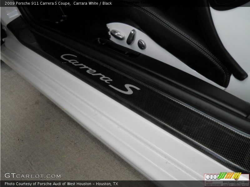 Carrara White / Black 2009 Porsche 911 Carrera S Coupe