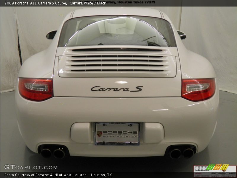 Carrara White / Black 2009 Porsche 911 Carrera S Coupe