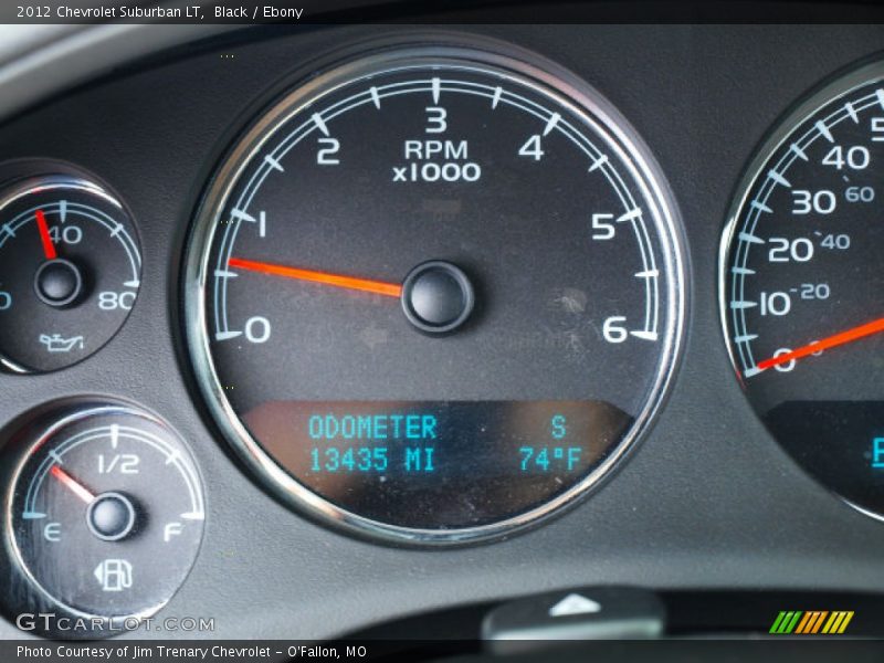 Black / Ebony 2012 Chevrolet Suburban LT