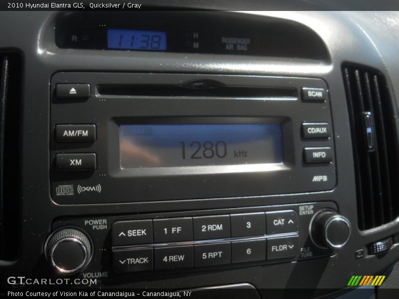 Quicksilver / Gray 2010 Hyundai Elantra GLS