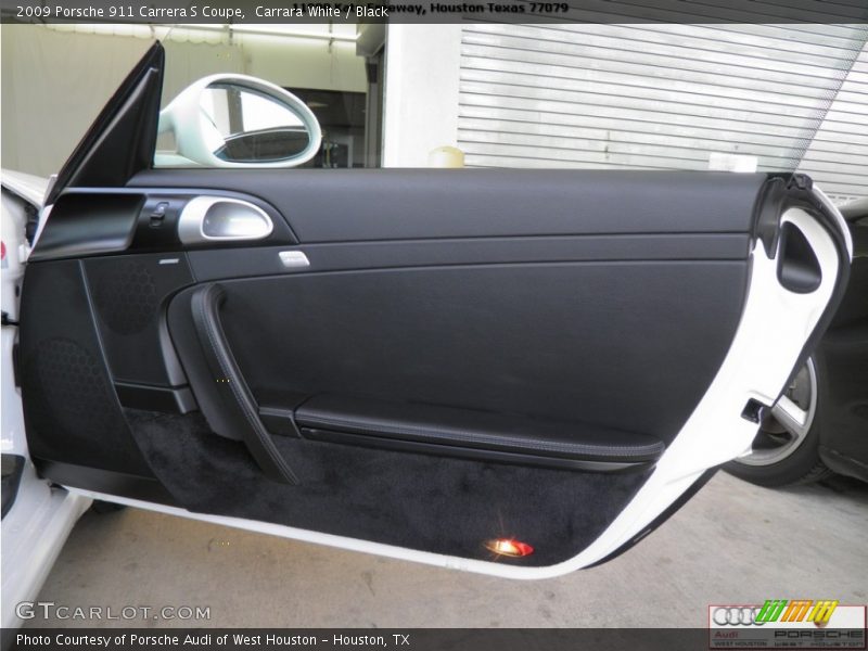 Carrara White / Black 2009 Porsche 911 Carrera S Coupe
