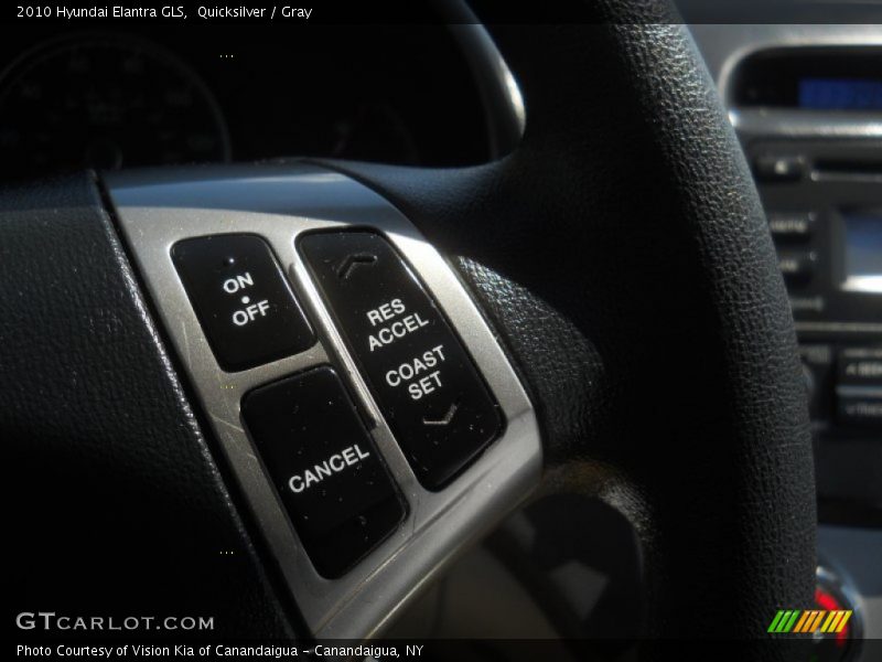 Quicksilver / Gray 2010 Hyundai Elantra GLS