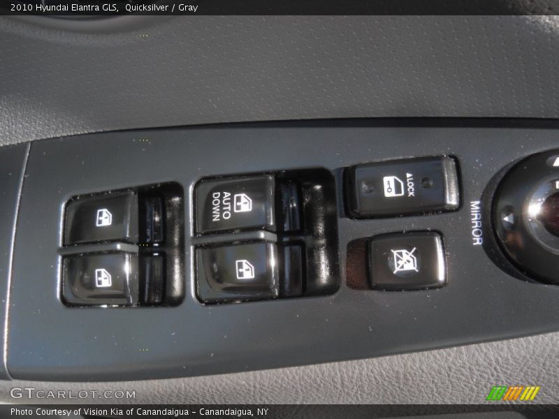 Quicksilver / Gray 2010 Hyundai Elantra GLS