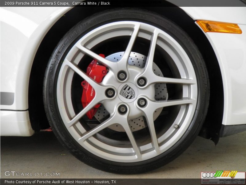 Carrara White / Black 2009 Porsche 911 Carrera S Coupe