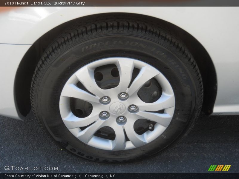 Quicksilver / Gray 2010 Hyundai Elantra GLS