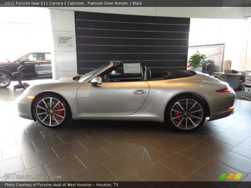  2012 New 911 Carrera S Cabriolet Platinum Silver Metallic