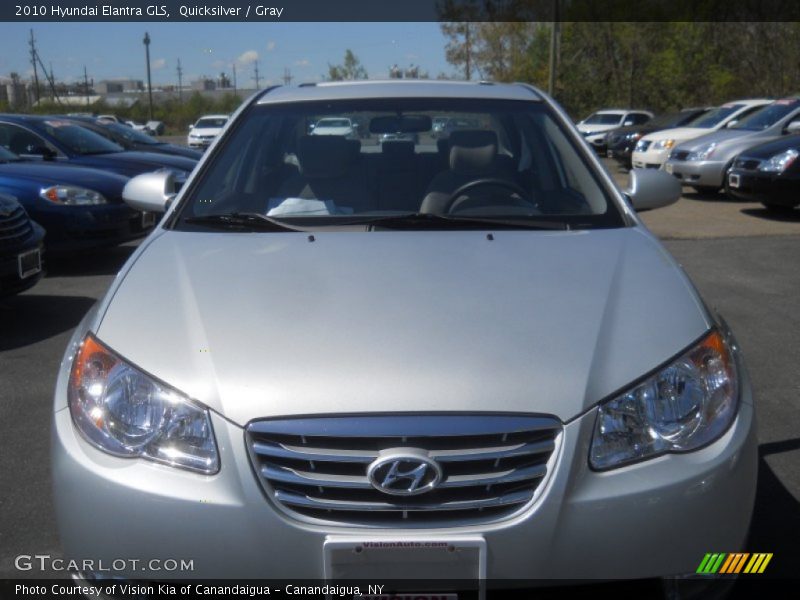 Quicksilver / Gray 2010 Hyundai Elantra GLS