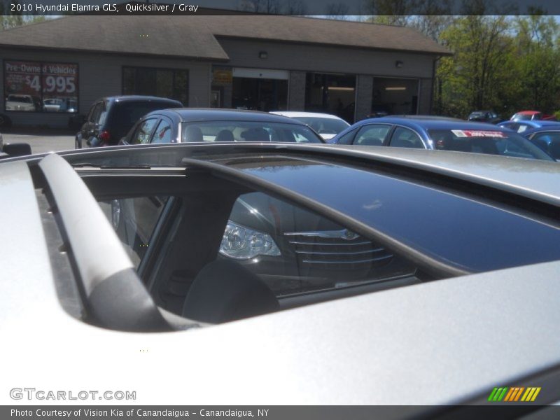 Quicksilver / Gray 2010 Hyundai Elantra GLS