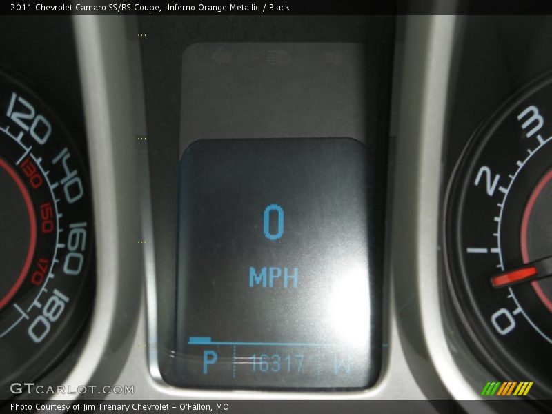 Inferno Orange Metallic / Black 2011 Chevrolet Camaro SS/RS Coupe