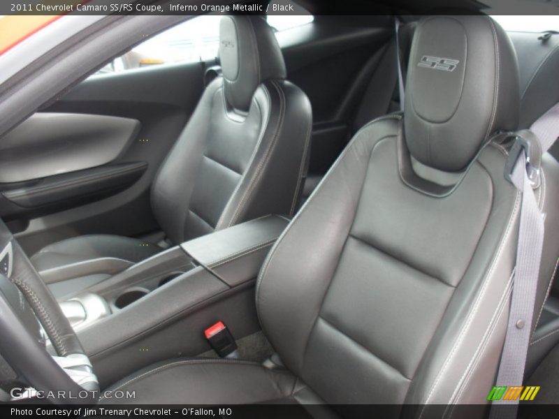 Inferno Orange Metallic / Black 2011 Chevrolet Camaro SS/RS Coupe