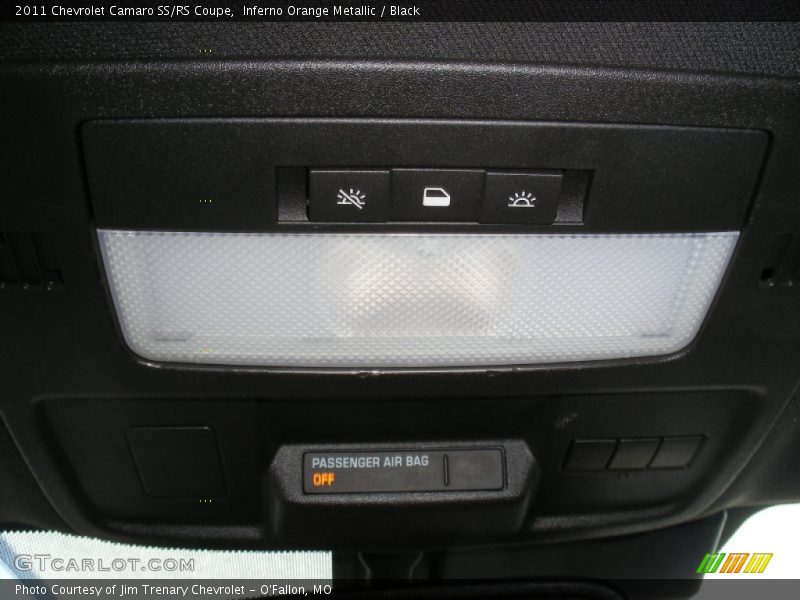 Inferno Orange Metallic / Black 2011 Chevrolet Camaro SS/RS Coupe
