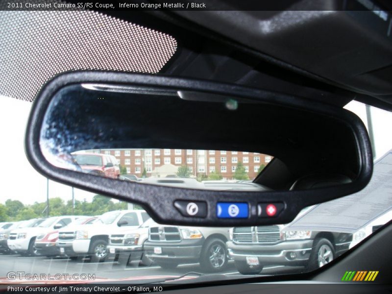 Inferno Orange Metallic / Black 2011 Chevrolet Camaro SS/RS Coupe