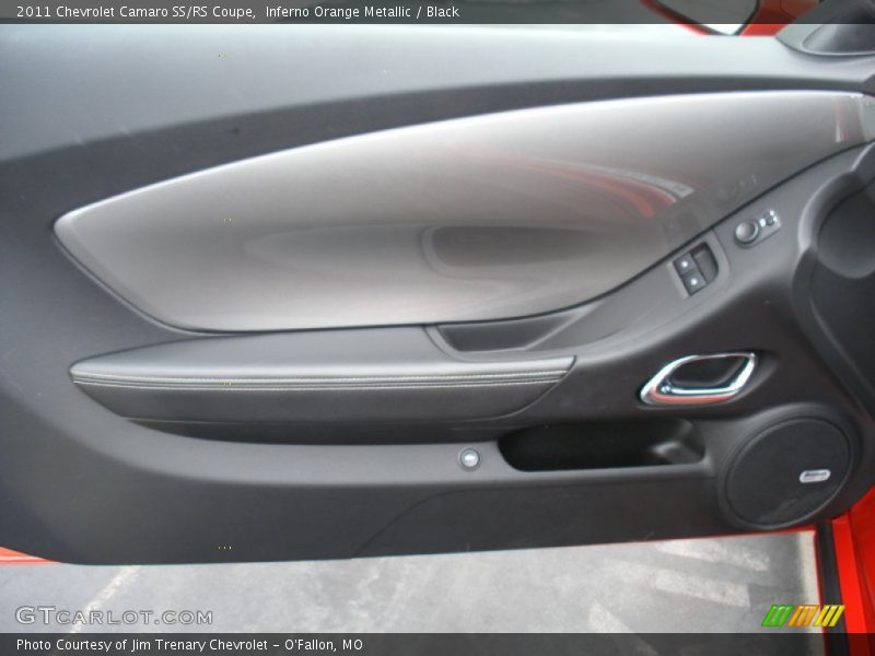 Inferno Orange Metallic / Black 2011 Chevrolet Camaro SS/RS Coupe