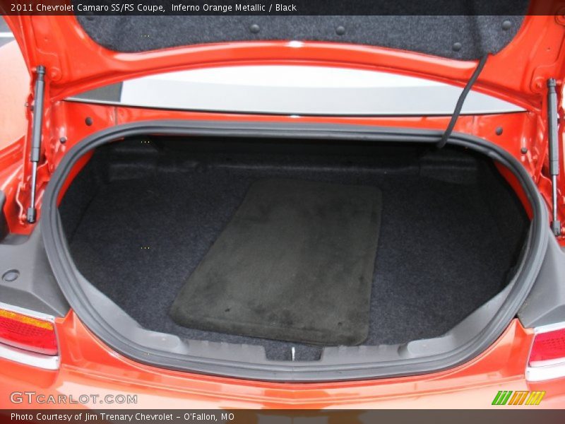 Inferno Orange Metallic / Black 2011 Chevrolet Camaro SS/RS Coupe