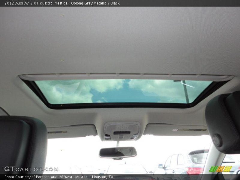 Oolong Grey Metallic / Black 2012 Audi A7 3.0T quattro Prestige
