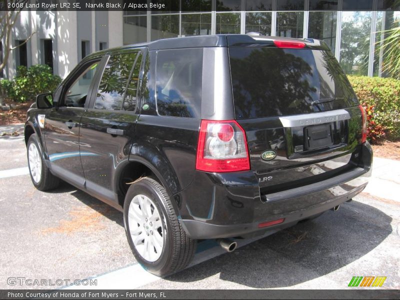 Narvik Black / Alpaca Beige 2008 Land Rover LR2 SE