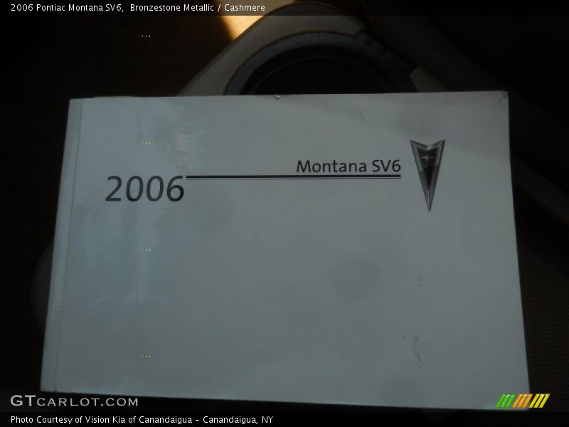 Bronzestone Metallic / Cashmere 2006 Pontiac Montana SV6